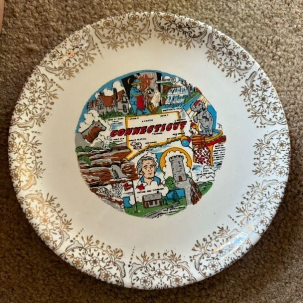 Connecticut 7 1/4” Collectors Plate